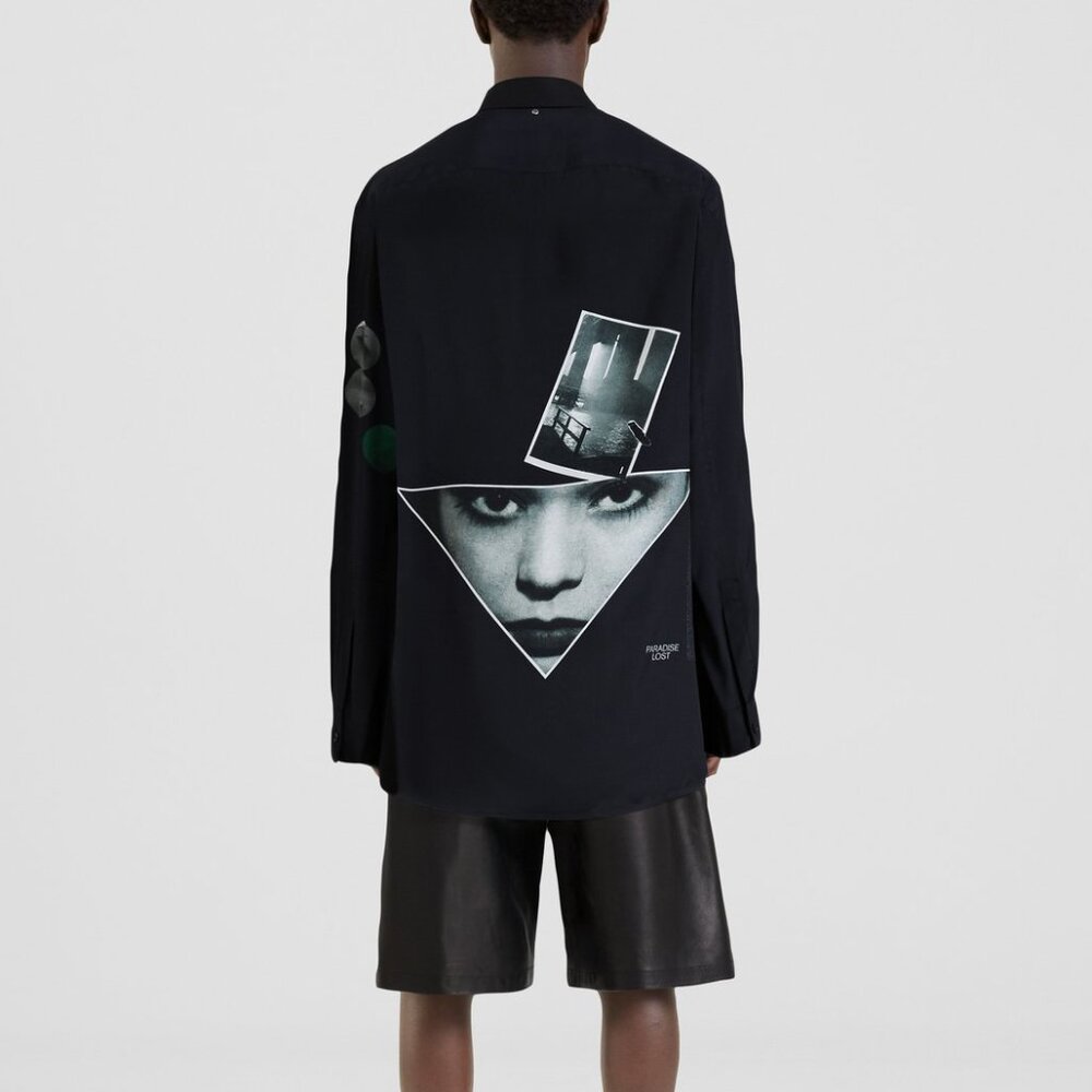 BNWT SS21 OAMC COLLAGE ARTWORK PRINT SHIRT M